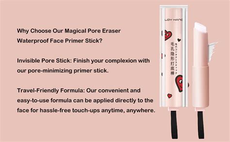 Magical imperfection erasing waterproof face primer stick
